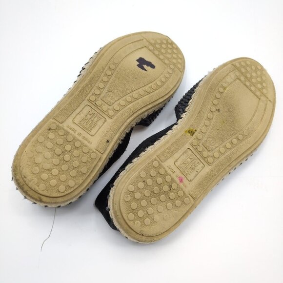 Miz Mooz Celestine Black‎ Woven Leather Espadrilles Flats Sz 40 Boho Made Spain - Picture 8 of 8